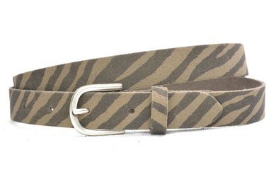 2,5cm dames riem taupe 25395
